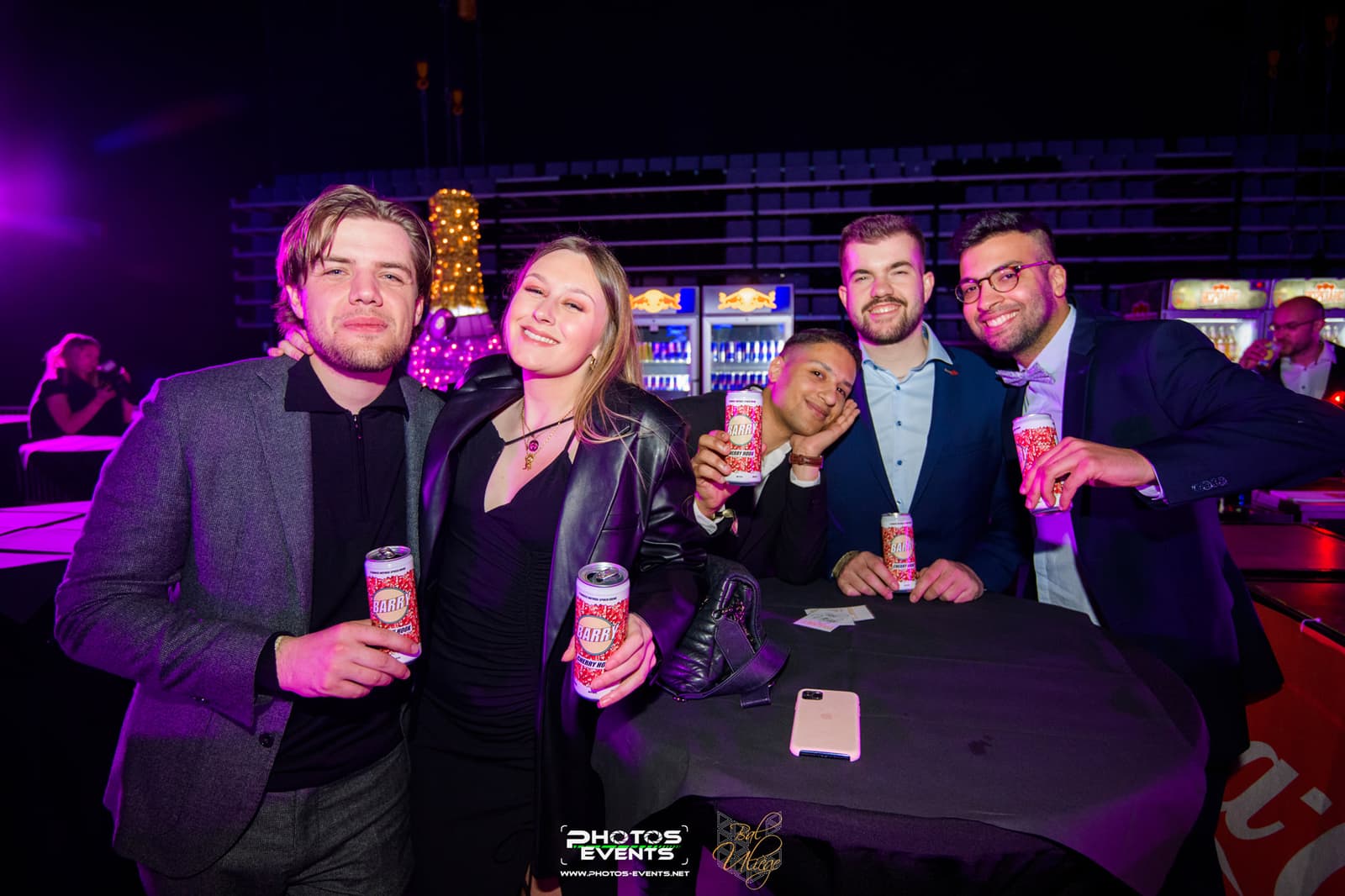 A group of friends at the bar