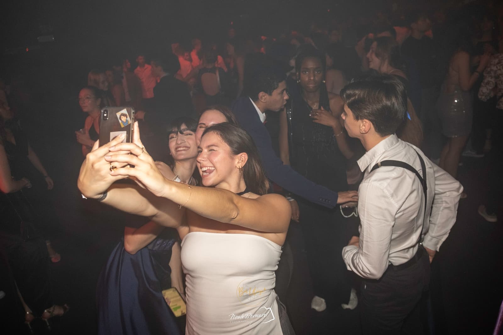 A selfie in the middle of the crowd